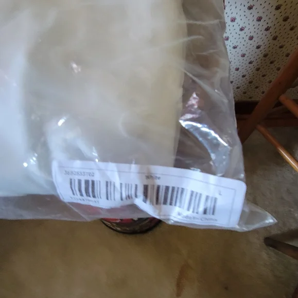 Sexy white polk-a-dot cocktail dress  w/ sheer sleeves. Size L.(8/10). New - Picture 11 of 14